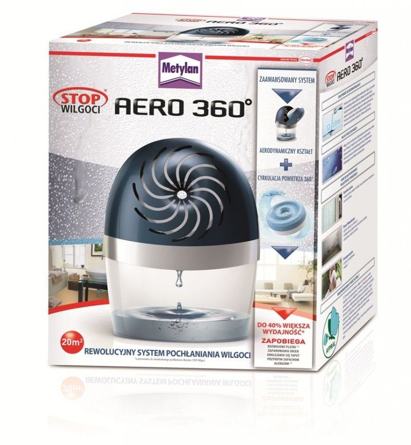 Metylan STOP WILGOCI AERO 360º - innowacyjny pochłaniacz wilgoci