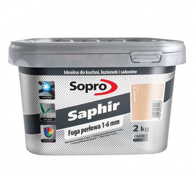 Sopro prezentuje nową cementową zaprawę fugową Saphir