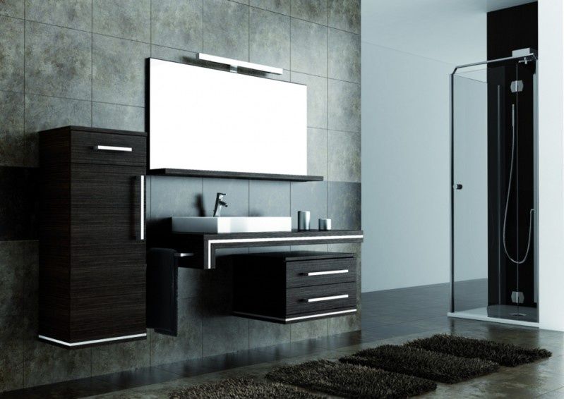 Łazienka dla mężczyzny - prosty design i minimum wyposażenia