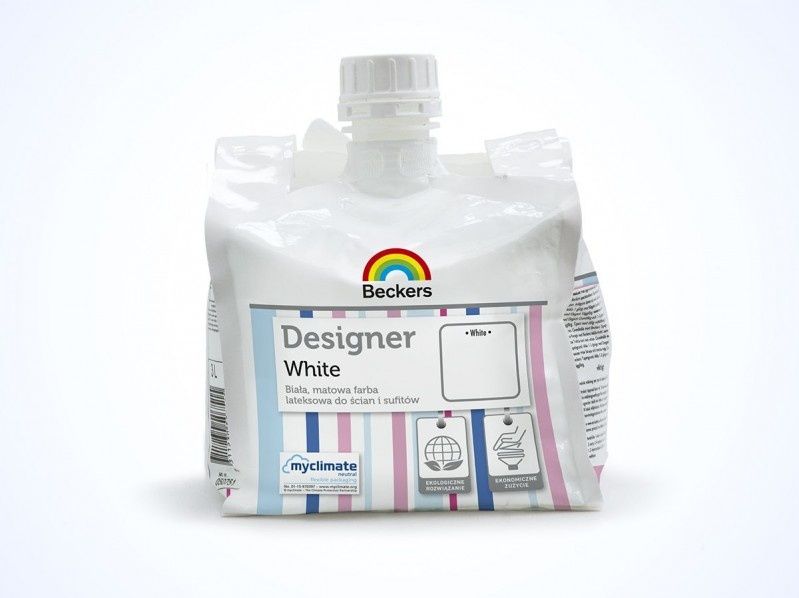 Beckers Designer White 3 L w innowacyjnym ekologicznym opakowaniu