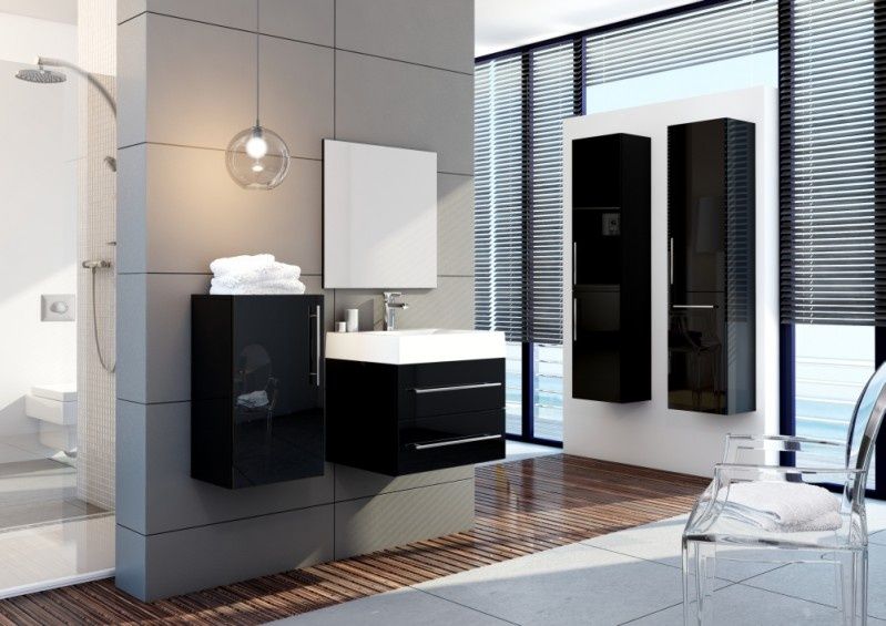 Łazienka w stylu Black & White - stylowo, elegancko, ponadczasowo