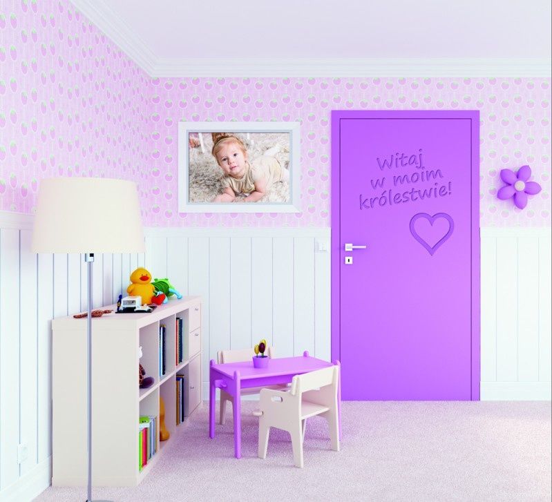 Glamour - zaprojektuj drzwi do pokoju swojego dziecka!