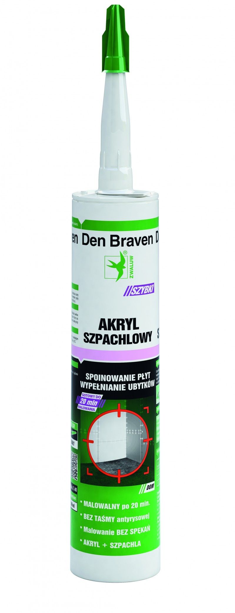 Gładkie ściany w mig - akryl szpachlowy Acryl-Fast firmy Den Braven
