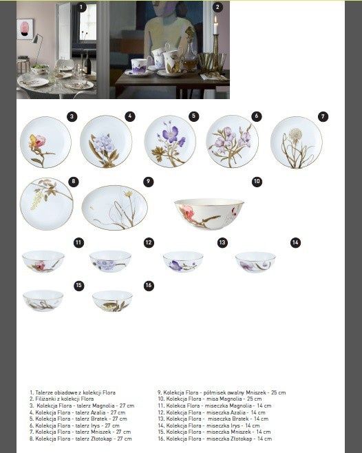 Nowe elementy w kolekcji „Flora” marki Royal Copenhagen