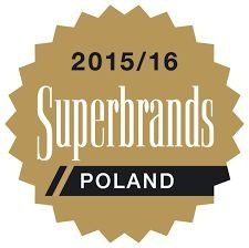 Jedynka z tytułem Superbrands Created in Poland 2015/2016