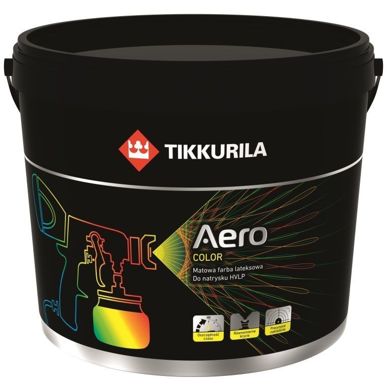 Tikkurila Aero: Farby do natrysku nowoczesne, wydajne i szybkie malowanie