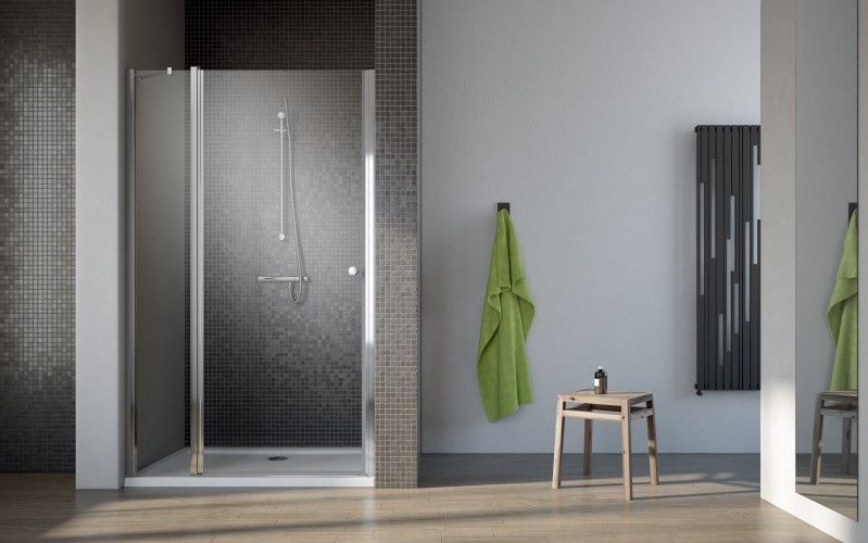 Pomysł na komfortową wnękę w łazience - drzwi prysznicowe Eos II firmy Radaway