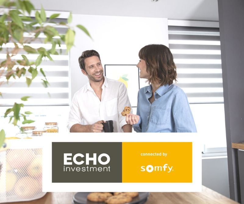 Tylko do końca sierpnia do wygrania 3 000 zł na wyposażenie mieszkania – wystartowała akcja Echo Investment i Somfy