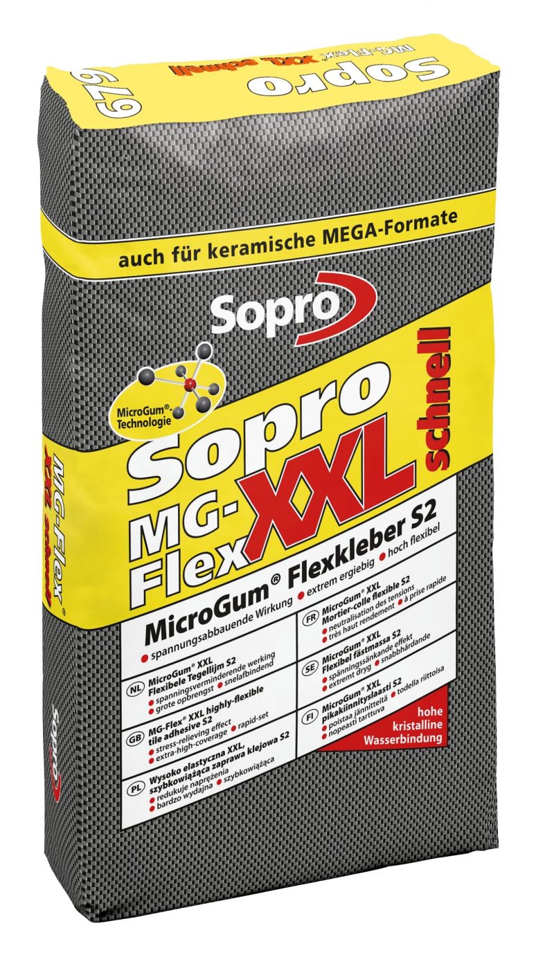 Sopro prezentuje nowość produktową – zaprawę Sopro MG-Flex XXL 679