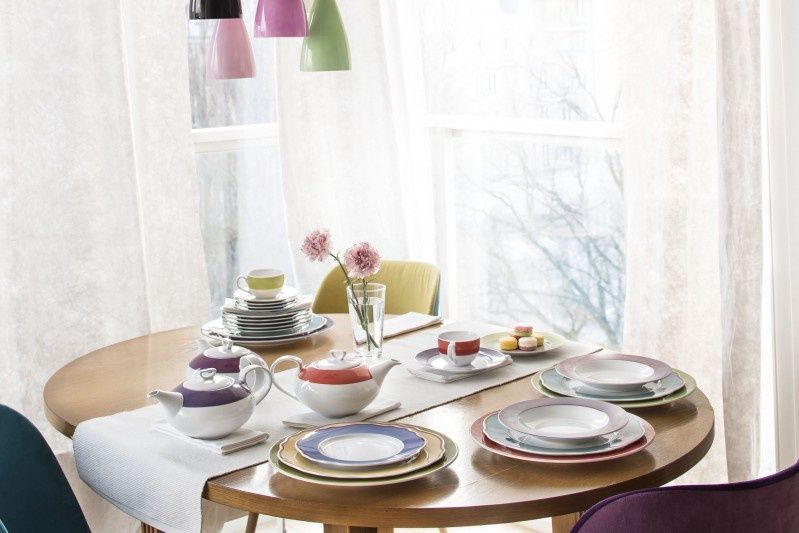 Mieszaj kolory, łącz wzory - porcelana z kolekcji MIX&MATCH ożywi Twój stół 