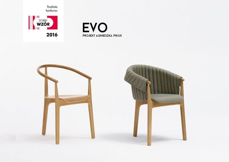 Krzesło Evo marki Paged Collection finalistą konkursu Dobry Wzór 2016