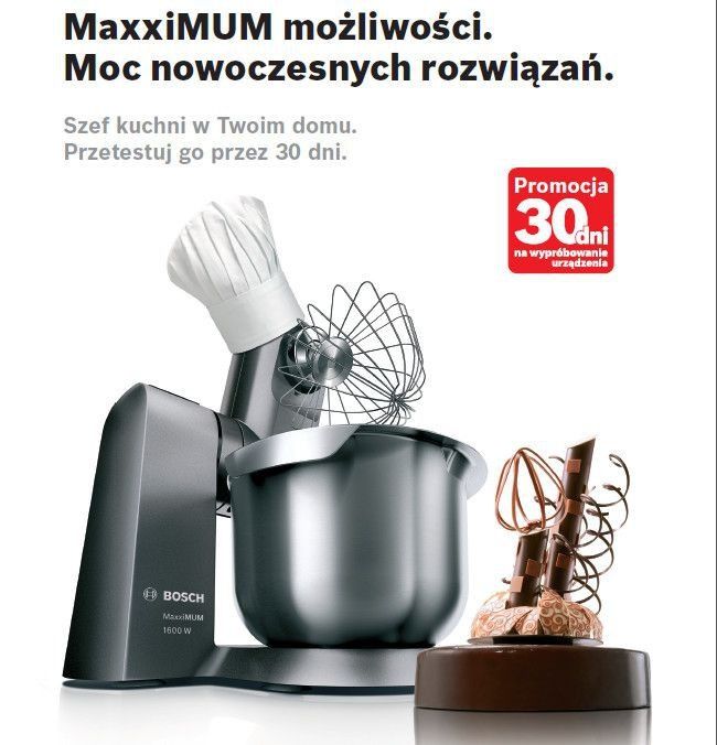  „MaxxiMUM możliwości” - nowa kampania robotów kuchennych  marki Bosch