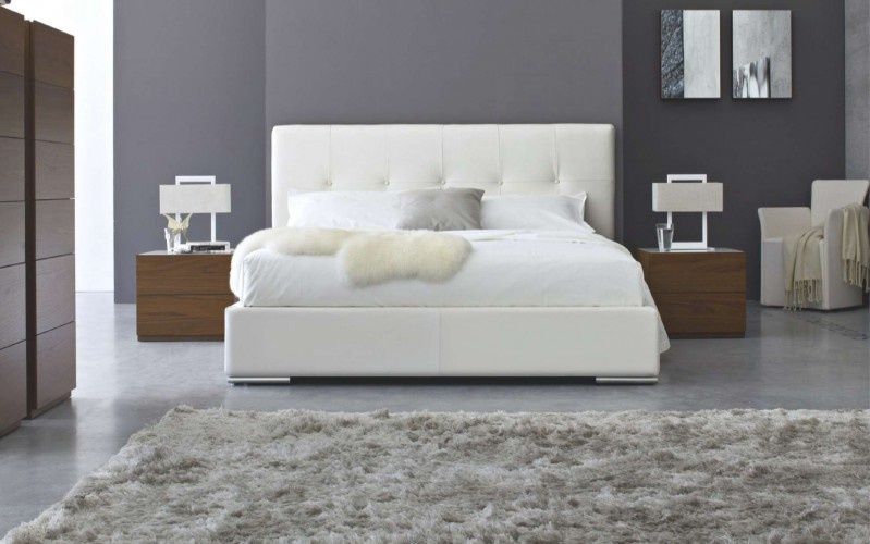 Kler:  SWAMI  2-osobowe tapicerowane łóżko
