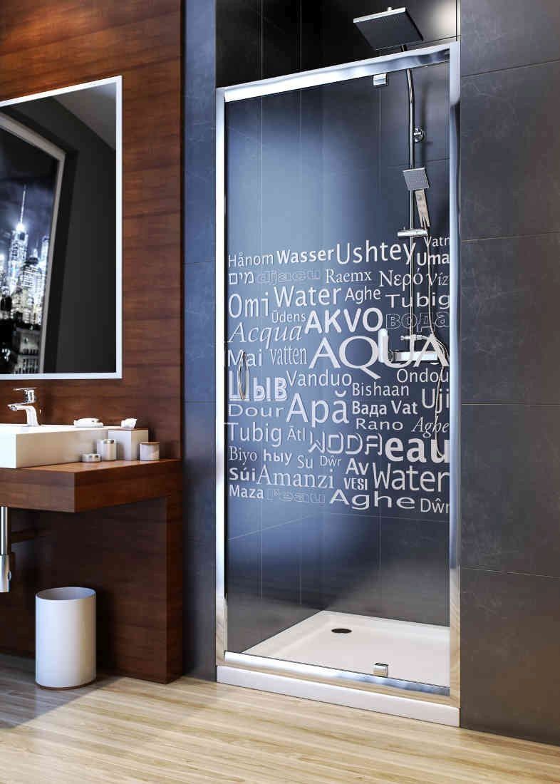Kabina prysznicowa NIGRA od Aquaform - łazienkowa gra słów