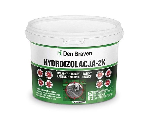 Dom na wskroś wodoszczelny - zaprawa izolacyjna Hydroizolacja-2K firmy Den Braven