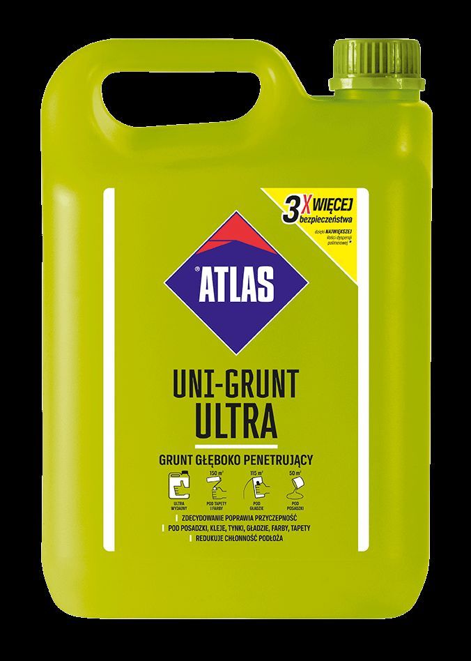 ATLAS UNI-GRUNT ULTRA jest już na rynku - żaden grunt nie był dotąd tak wydajny i uniwersalny!