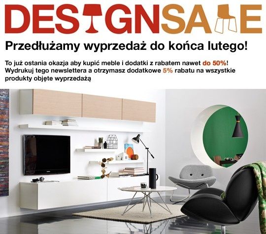 Wyprzedaż w BoConcept przedłużona do końca lutego