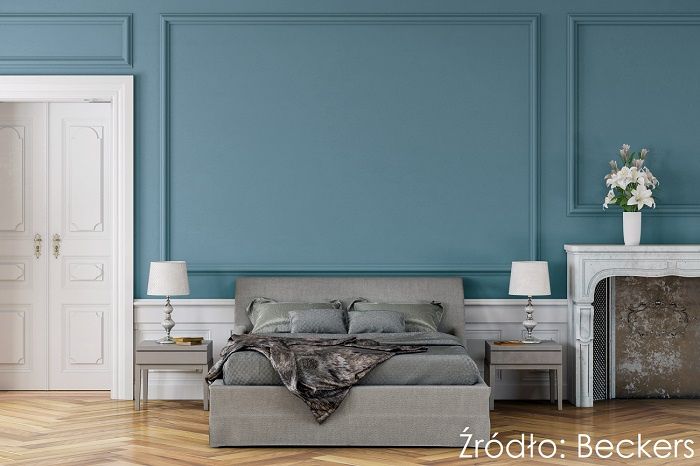 Zjawiskowy spokój, czyli wnętrza w nasyconym błękicie