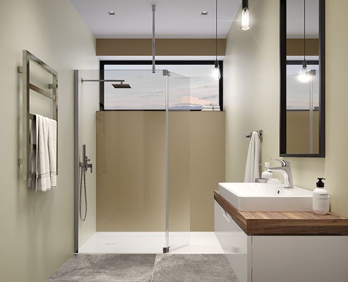 Szklane skrzydełko Wing+ – eleganckie i funkcjonalne rozszerzenie kabiny Walk-In