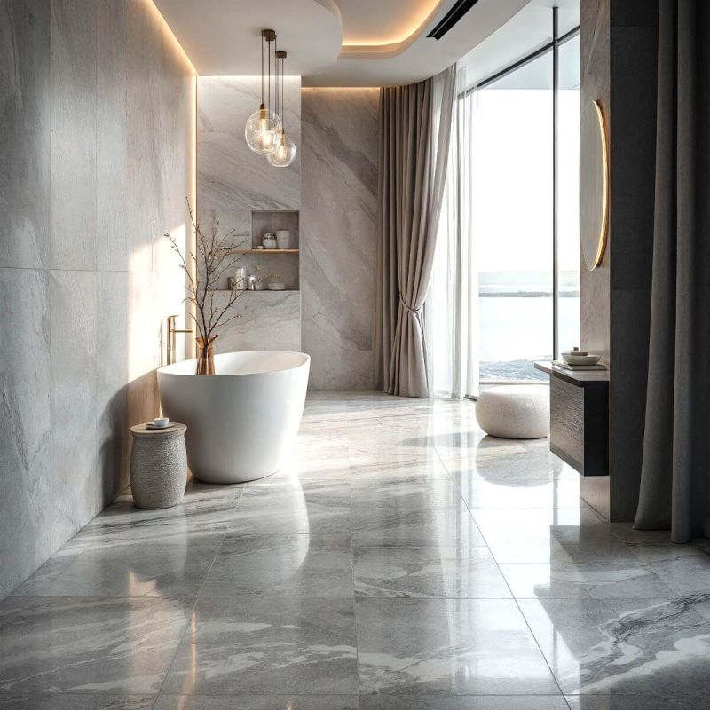 Łazienka w stylu Material Drenching - czyli postaw na nowoczesną harmonię