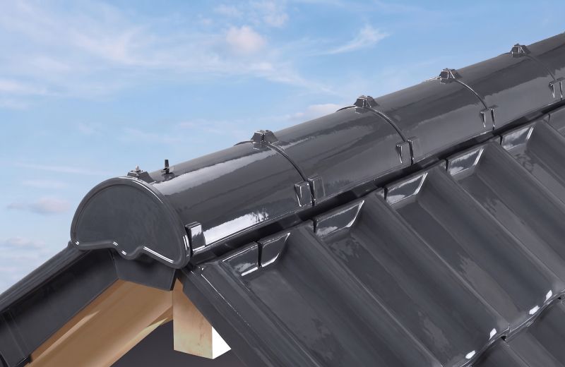 Ceramiczna kalenica wentylowana swissporTON – rozwiązanie premium dla dachówek ceramicznych