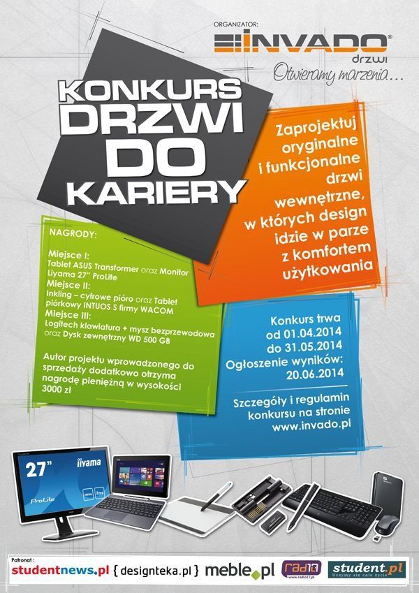 Invado organizuje konkurs pod hasłem "Drzwi do kariery - dla kogo są te drzwi"