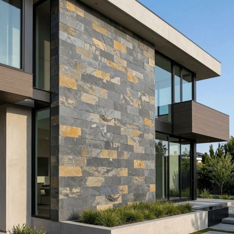 Kamień naturalny na elewację – trwały trend, który definiuje nowoczesną architekturę