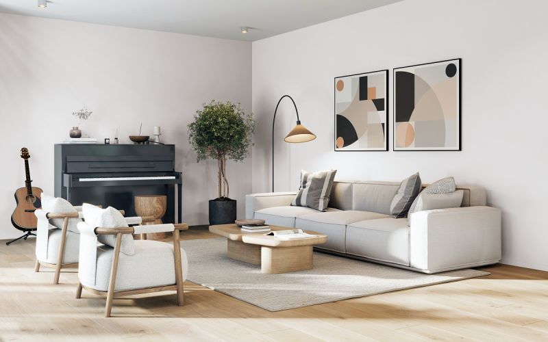 Wyciszająca elegancja wnętrz w harmonii z naturą