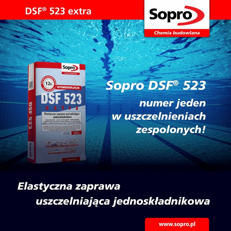 Sopro DSF 523 – numer jeden w uszczelnieniach zespolonych