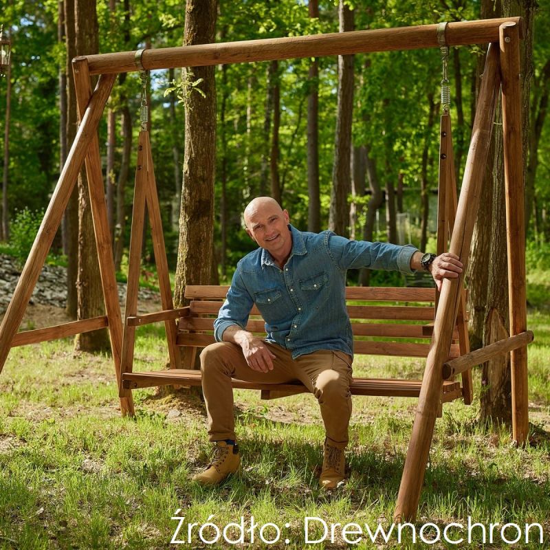 Instruktaż konserwacji huśtawki ogrodowej