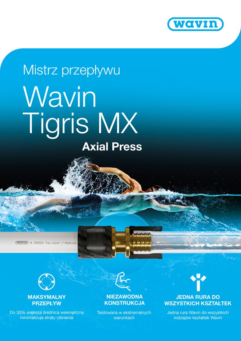 Nowość Wavin – system Tigris MX