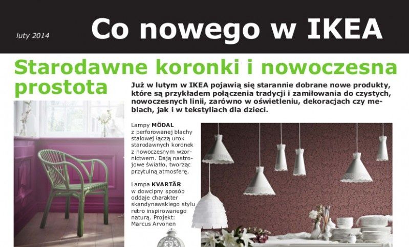 Co nowego w IKEA - luty 2014