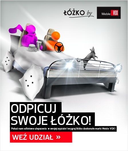 Promocja i konkurs Vox - wygraj łóżko!