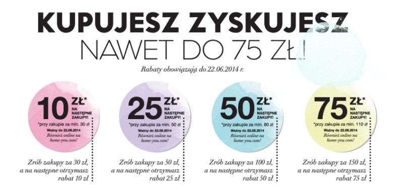 Home&you rozdaje rabaty!