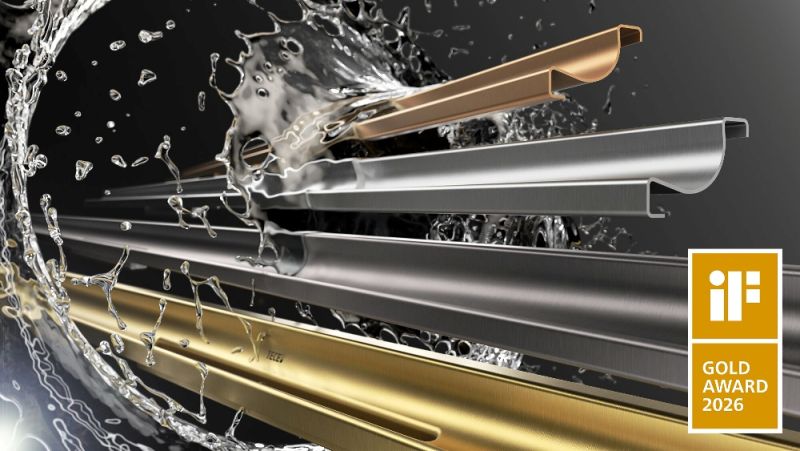 Złoto dla TECEdrainway – firma TECE z dwiema prestiżowymi nagrodami iF DESIGN AWARDS 2026