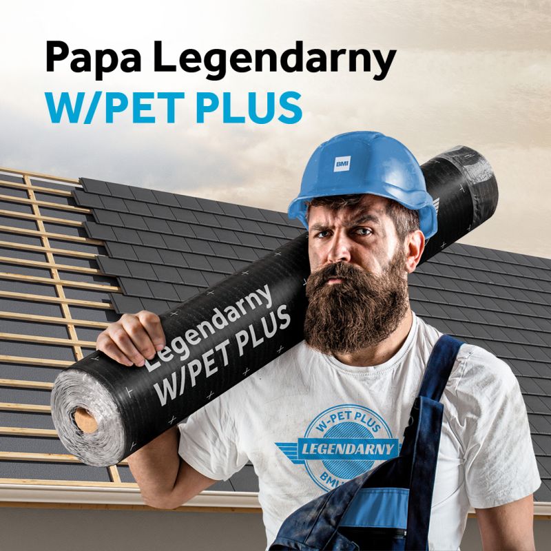 Krótsza, lżejsza, wygodniejsza – papa W/PET PLUS SBS teraz w poręcznych rolkach