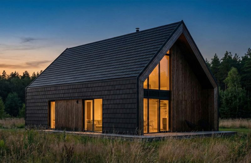 Geometria, która zachwyca: Za co nowoczesna architektura pokochała dachówkę płaską KAPSTADT?