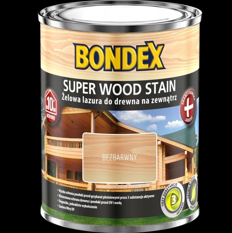 Żelowa lazura Bondex Super Wood Stain w nowej odsłonie