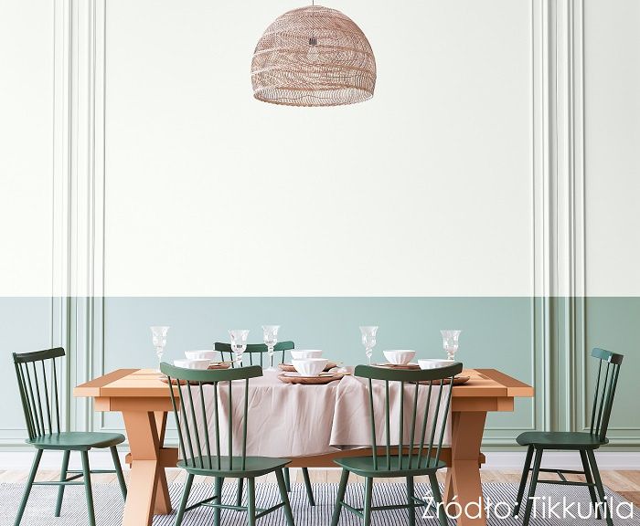 Efektowne jadalnie w gorących trendach dekoracyjnych