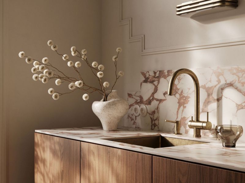 Efektowna ściana nad blatem. Poznaj rozwiązania Woodeco do kuchni klasy premium