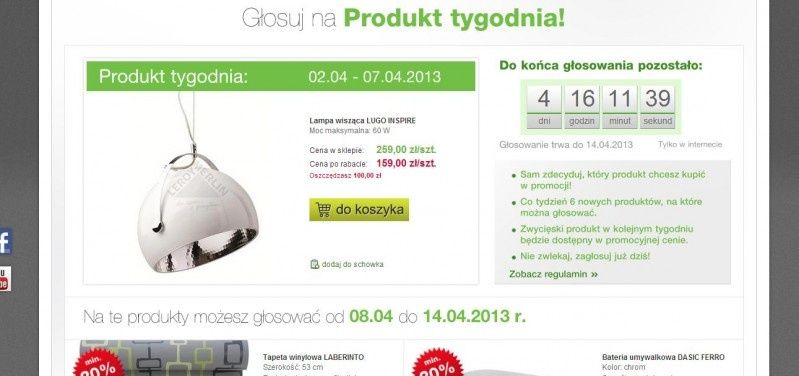 Promocja Leroy Merllin - Sam zdecyduj, który produkt chcesz kupić w promocji