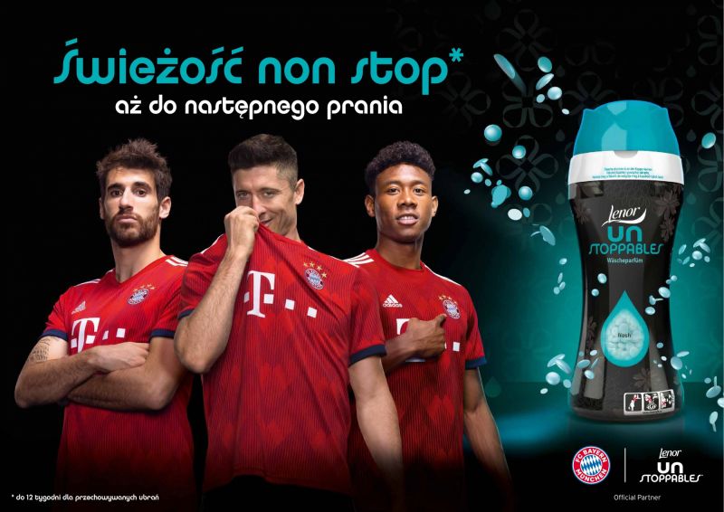 Lenor Unstoppables i FC Bayern Monachium – niepokonany duet dla świeżości, której trudno się oprzeć